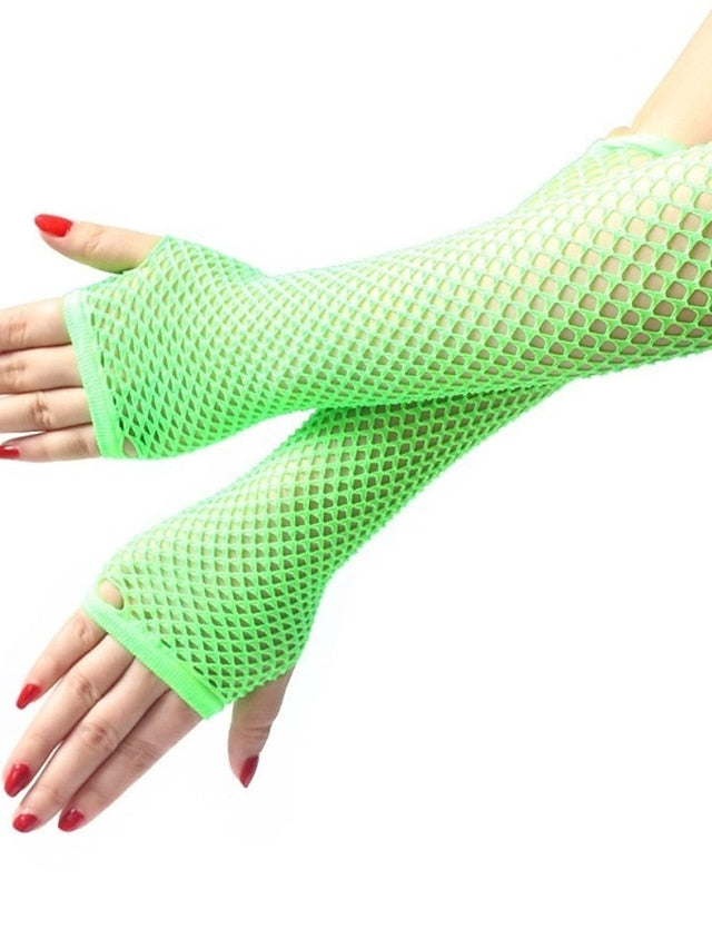 Gloves Fingerless Gloves Party Evening Gift Holiday Polyester Vacation Simple Sexy 1 Pair for Women
