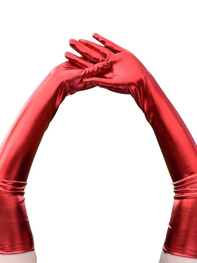 Gloves Outdoor Gift Holiday PU Leather Simple Casual Sexy 1 Pair for Women