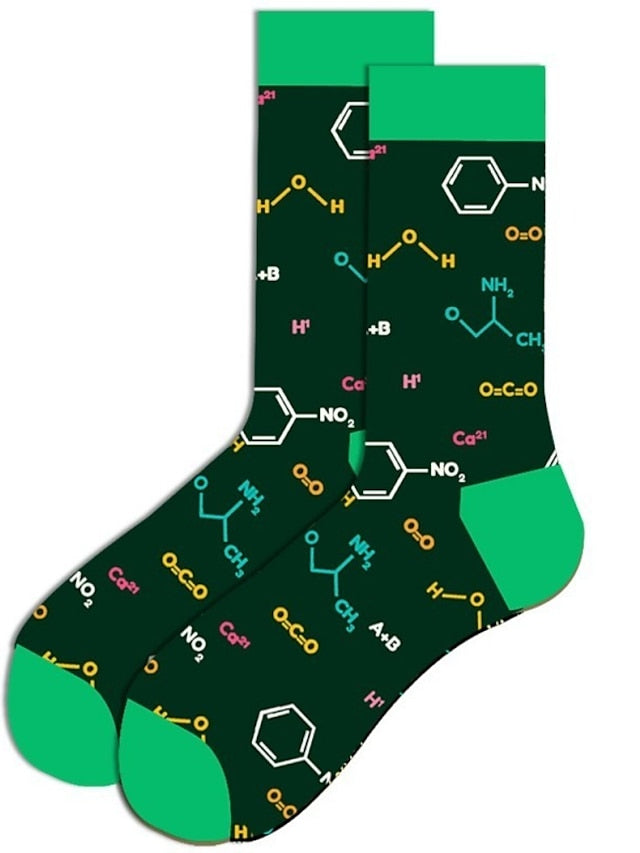 Unisex Crew Socks Work Daily Holiday Animal Patterned Dot Flower Polyester Cotton Simple Casual Lolita Casual Cute Casual / Daily 1 Pair for Women