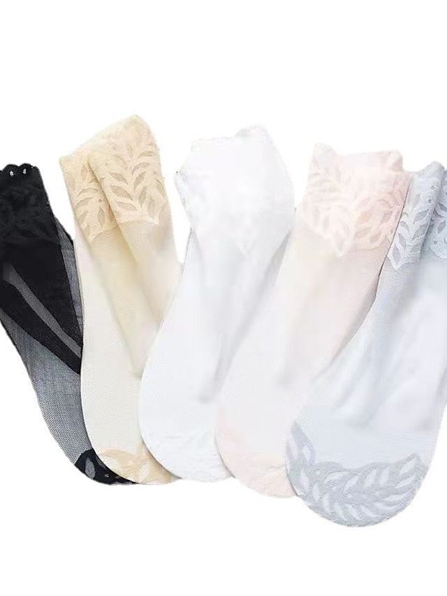Toe Socks Daily Holiday Lace Spandex Nylon Sexy 1 Pair for Women