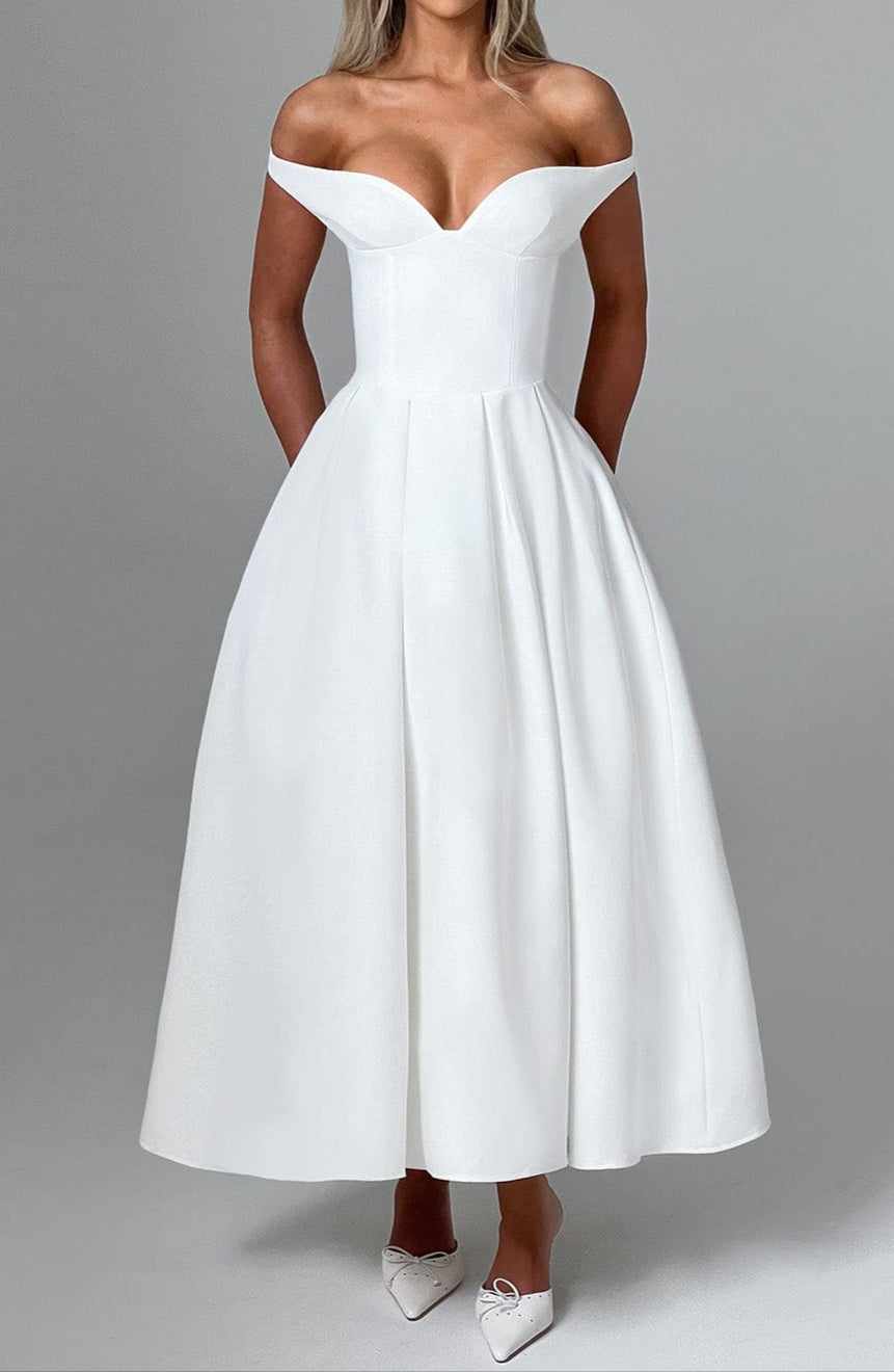 Galilea Midi Dress - Ivory