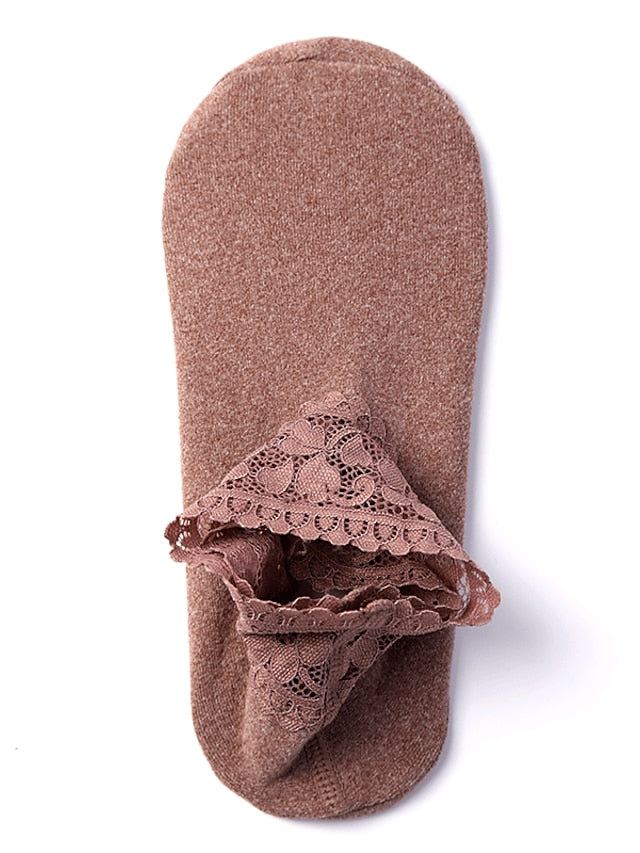 Anckle Socks Low Cut Socks Daily Solid Colored Cotton Simple Style Casual 1 Pair for Women