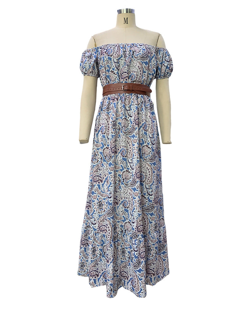 Short Sleeve Bohemian Dress