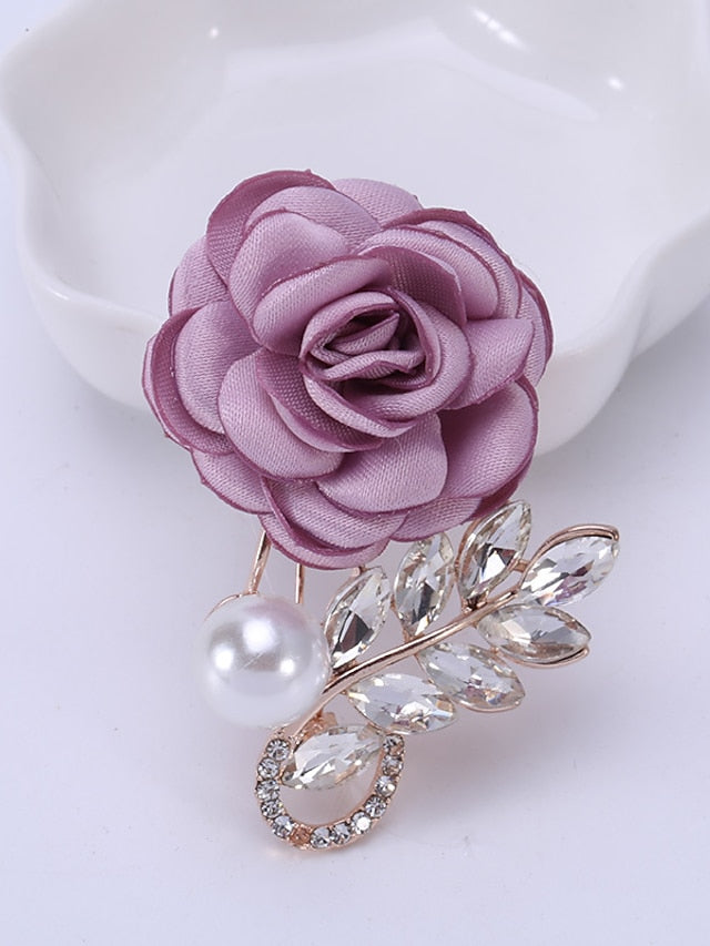 Brooches Chic & Modern Street Flower Brooch / Blue / Purple / Pink / Fall / Winter for Women