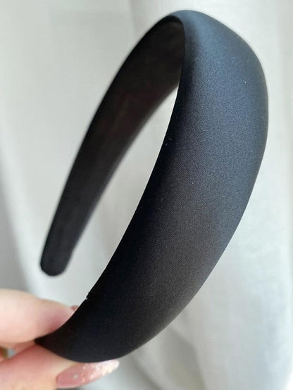 Girls' Headbands Headband For Daily Fabric 15A Satin Black 3A Satin Nude Apricot 2A Satin Champagne for Women