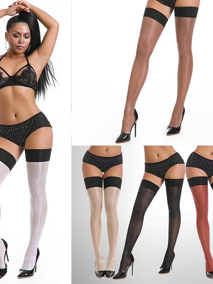 Stockings Party Gift Daily Retro Polyester Acrylic Fibers Sexy Leg Shaping 1 Pair for Women