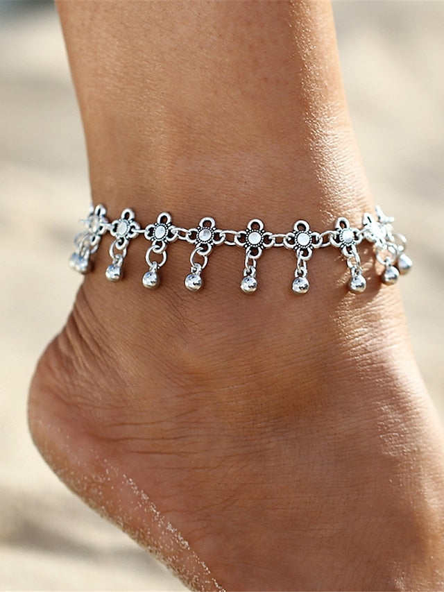 Fashion Outdoor Floral Anklet for Women