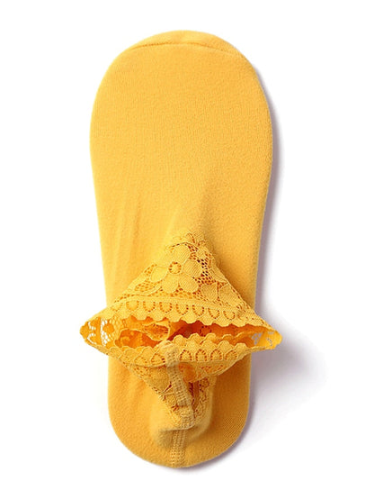 Anckle Socks Low Cut Socks Daily Solid Colored Cotton Simple Style Casual 1 Pair for Women