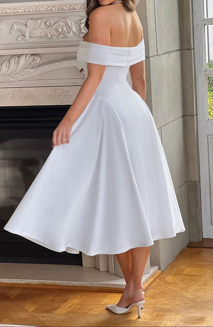 Gianetta Midi Dress - Ivory