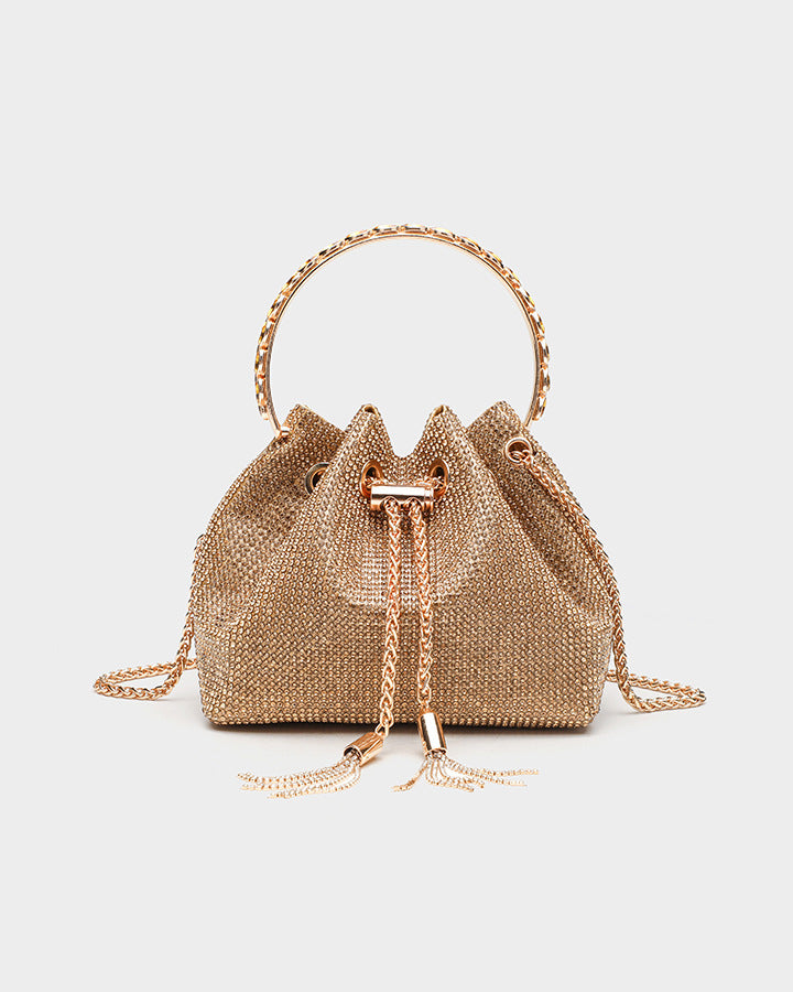 Rhinestone Shiny Diamond Bucket Bag