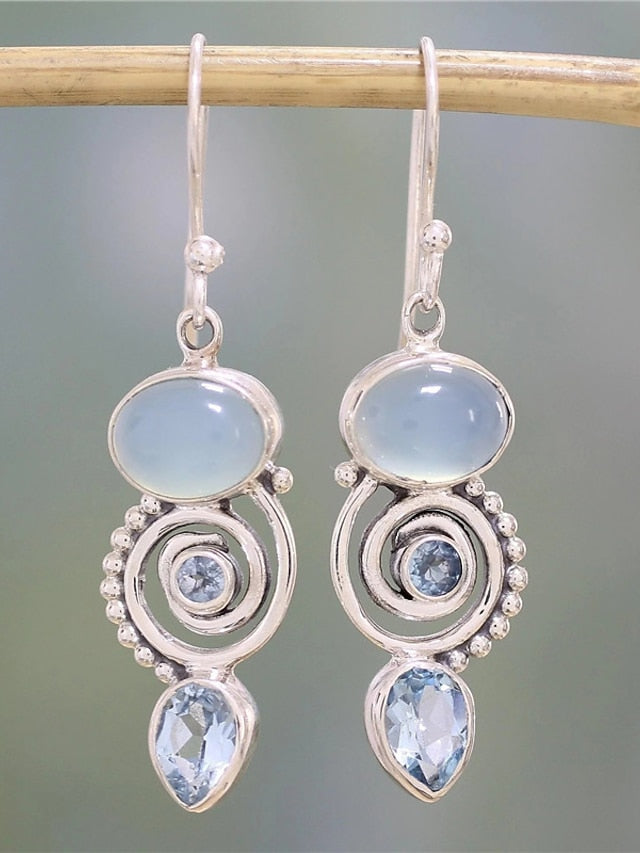 1 Pair Hanging Earrings For Girls' Daily Alloy Classic Wedding for Women