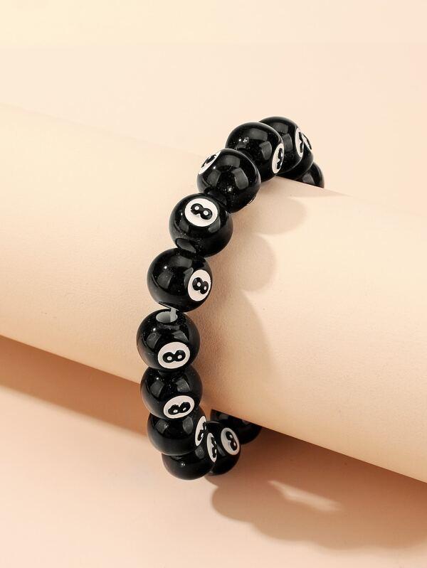 Number Design Beaded Bracelet for Women