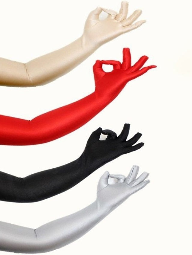 Gloves Outdoor Gift Daily Spandex Simple Casual Sexy 1 Pair for Women