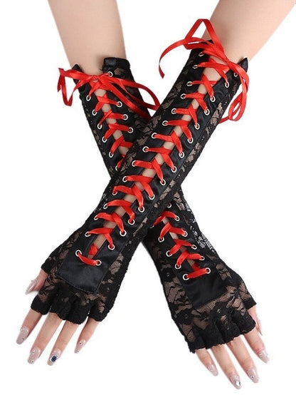 Gloves Fingerless Gloves Party Evening Gift Daily Polyester Simple Casual Sexy 1 Pair for Women