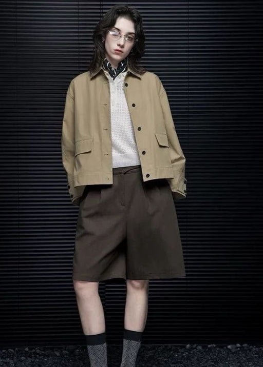 Sandline – Minimal Utility Jacket with Front Flap Pockets