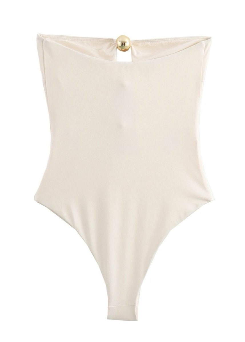 Isla Bandeau Ring One-Piece Swimsuit