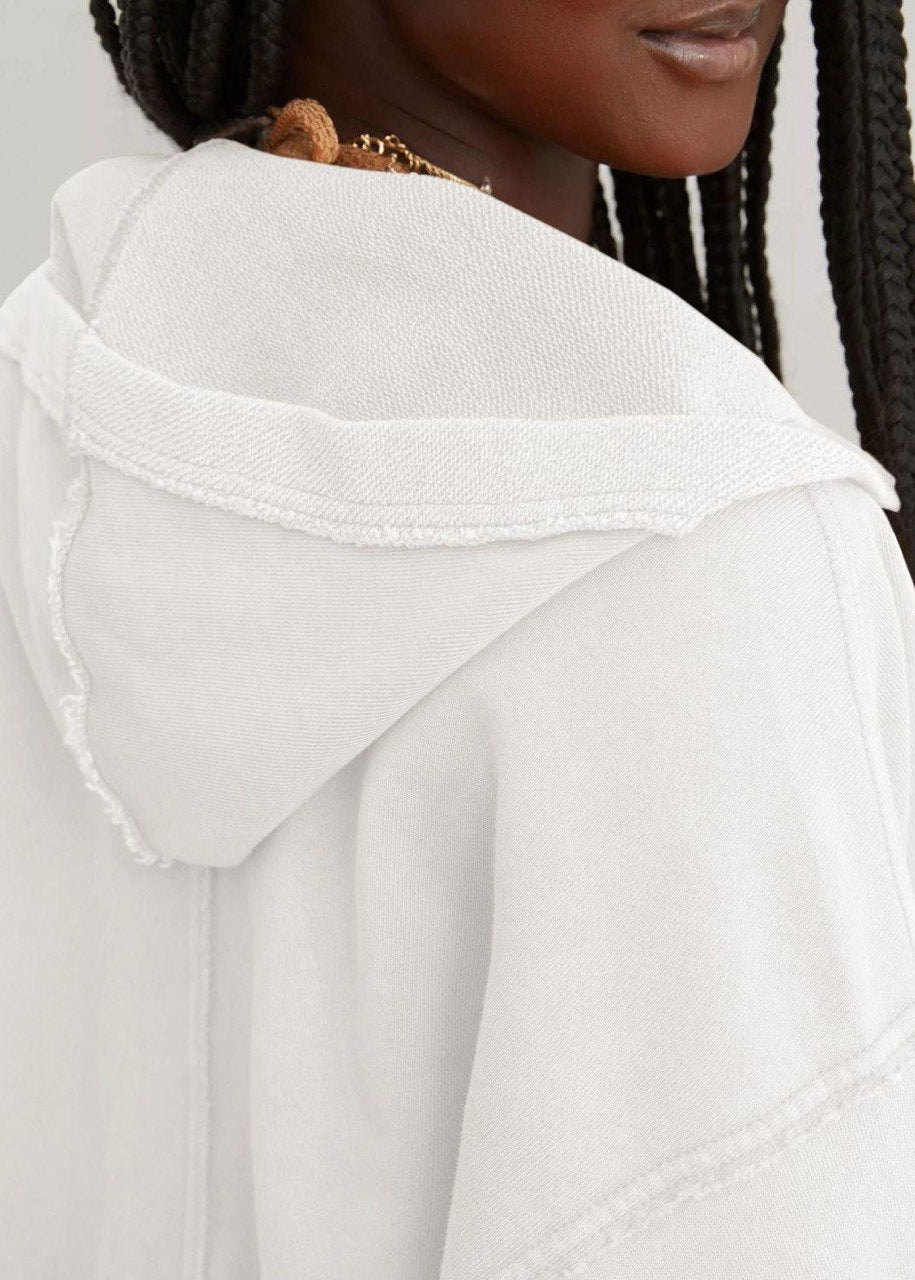 NoirCore Cropped Hoodie Pullover