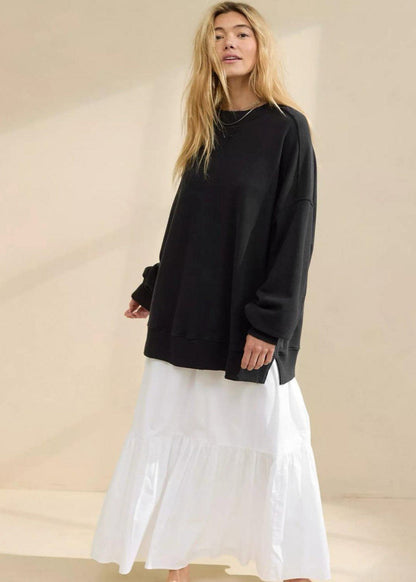 IvoryLay Relaxed Fit Crewneck Sweatshirt