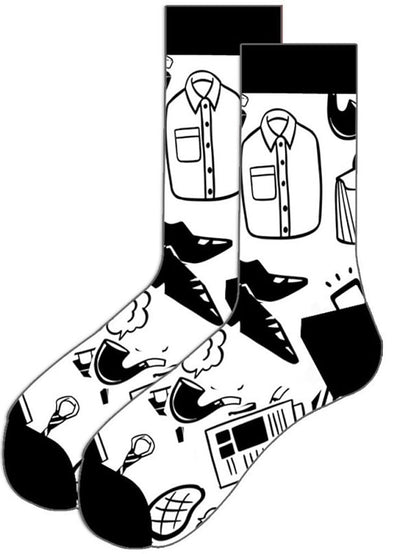 Unisex Crew Socks Work Daily Holiday Animal Patterned Dot Flower Polyester Cotton Simple Casual Lolita Casual Cute Casual / Daily 1 Pair for Women