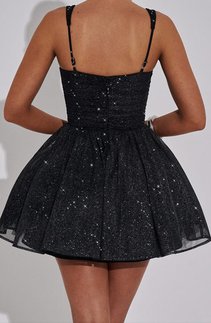Giuliana Mini Dress - Black Sparkle