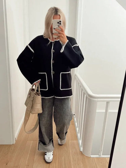 Chic Button Down Long Sleeve Cardigan | Great for Everyday Wear