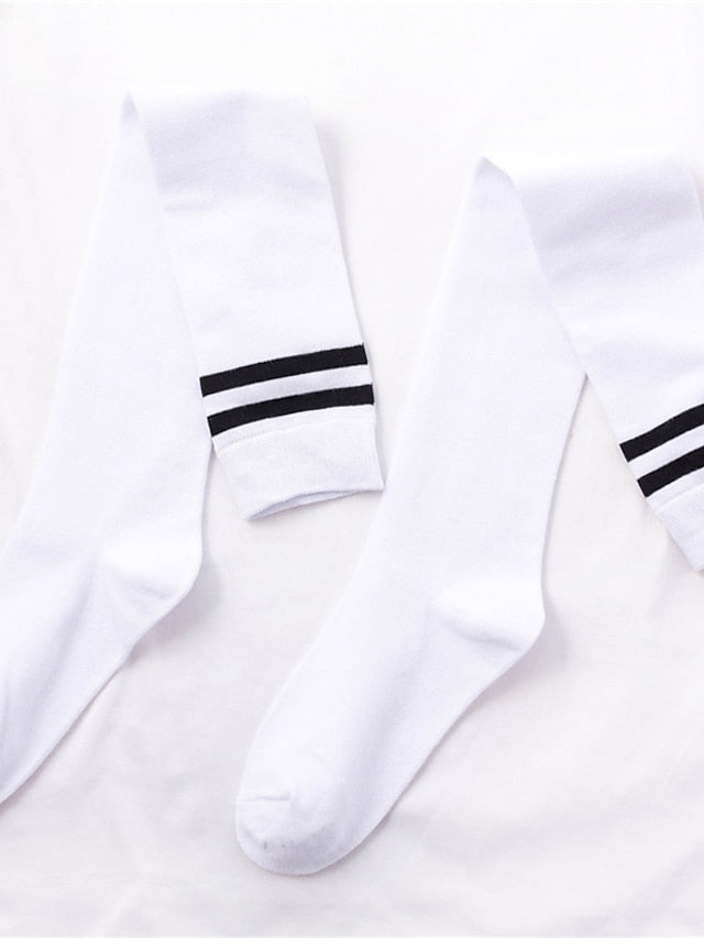 Stockings Party Gift Daily Plaid Polyester Acrylic Fibers Casual Classic Casual / Daily 1 Pair for Women