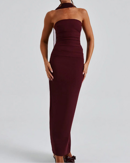 Slim Fit Tube Top Hip Dress