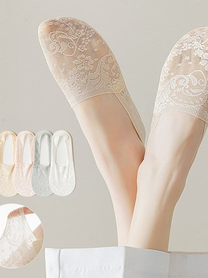 No Show Socks Work Daily Holiday Solid Color Polyester Casual Cute Casual / Daily 1 Pair for Women