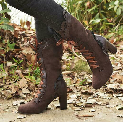 Casual Suede Cowboy Ankle Boots with Heel for Women | Great for Casual Days