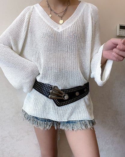 Rivet Punk y2K Hip Belt