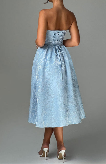 Natalia Midi Dress - Blue