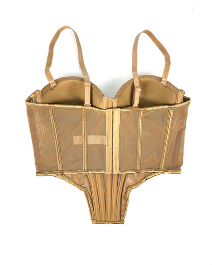 Sexy Mesh Suspender Bra