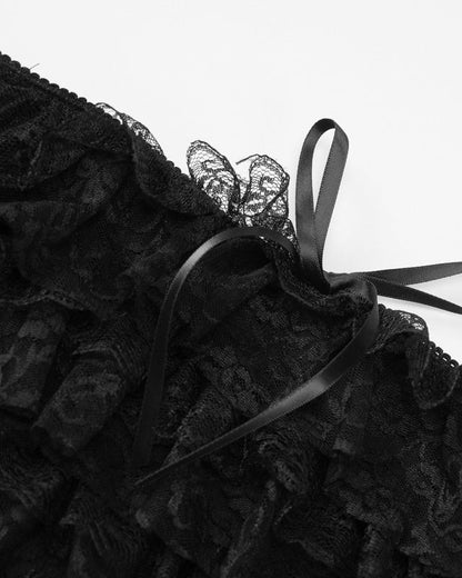 Mesh Lace Tube Top Jumpsuit