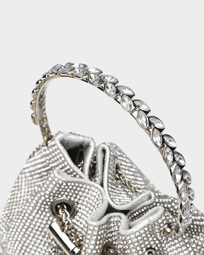 Rhinestone Shiny Diamond Bucket Bag