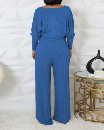 Suspender Jumpsuit Suit