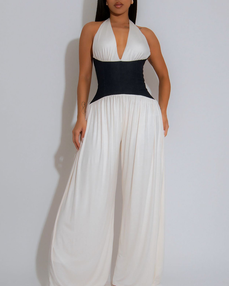 Halter Neck Jumpsuit