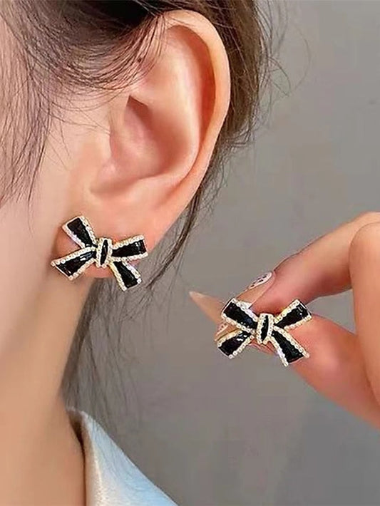 1 Pair Stud Earrings For Birthday Party Evening Prom Alloy Classic Fashion for Women