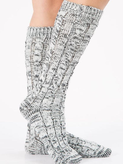 Crew Socks Home Daily Spandex Acrylic Fibers Nylon Basic Casual Classic Warm 1 Pair for Women