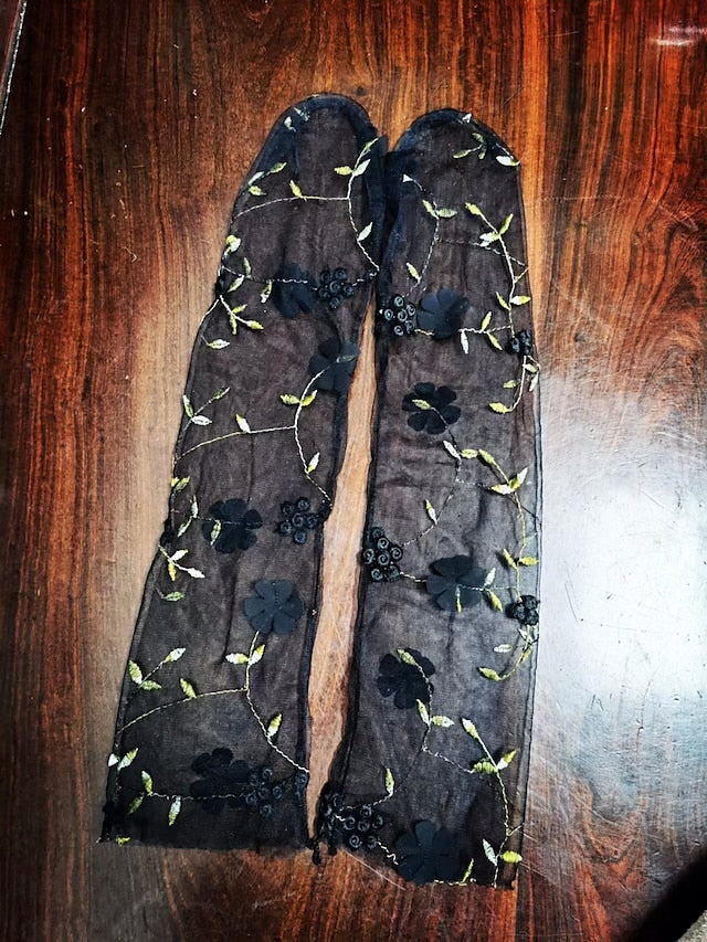 Crew Socks Outdoor Daily Vine Polyester Simple 1 Pair for Women