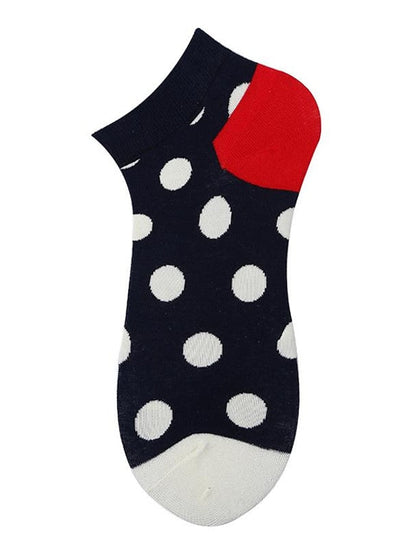 Anckle Socks Low Cut Socks Office Work Daily Animal Dot Spandex Nylon Cotton Basic Casual Classic 1 Pair for Women