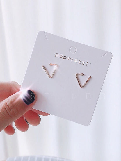 1 Pair Earrings For Girls' Imitation Diamond Alloy Earpendant Personality Matching Geometric Hollowed Out Square Earrings for Women