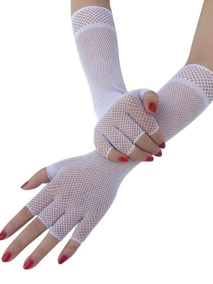 Gloves Fingerless Gloves Wedding Party Evening Gift Polyester Simple Bridal Gloves Sexy 1 Pair for Women