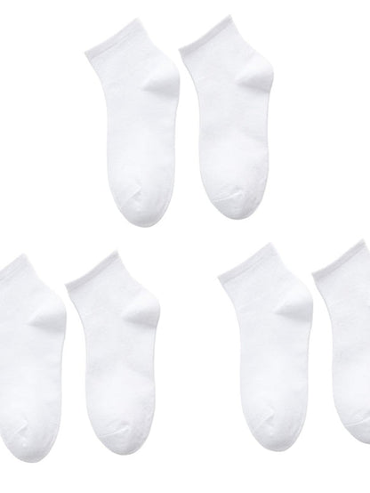 3 Pairs Anckle Socks Low Cut Socks Home Sports & Outdoor Holiday Polyester Cotton Sports & Outdoors Casual Sweet 3 Pairs for Women