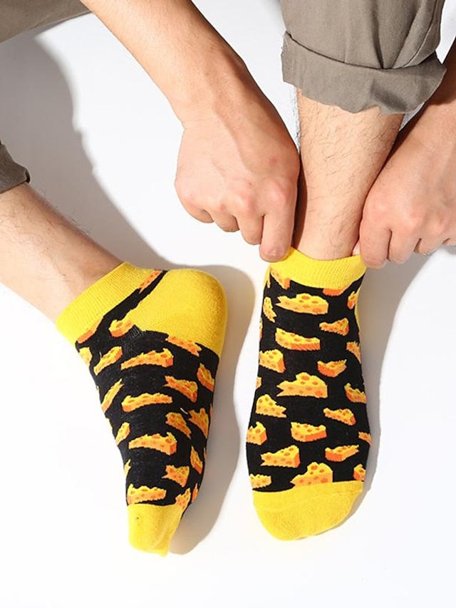 Anckle Socks Low Cut Socks Office Work Daily Animal Dot Spandex Nylon Cotton Basic Casual Classic 1 Pair for Women