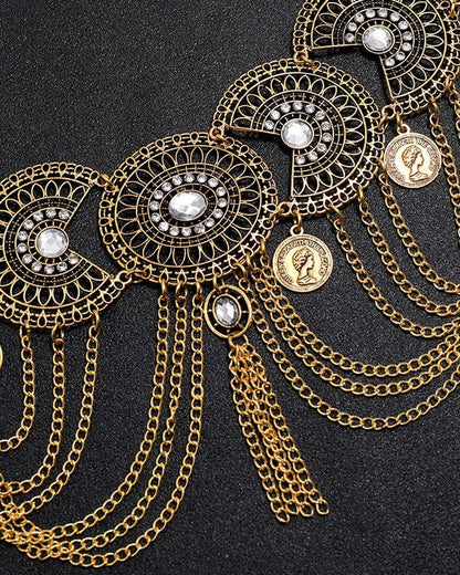 Retro Ethnic Style Tassel Waist Chain