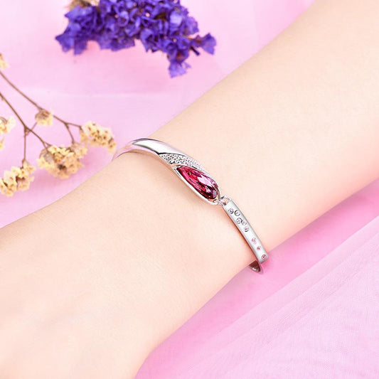 Women 12 Zodiac Signs Silver Bracelet for Women