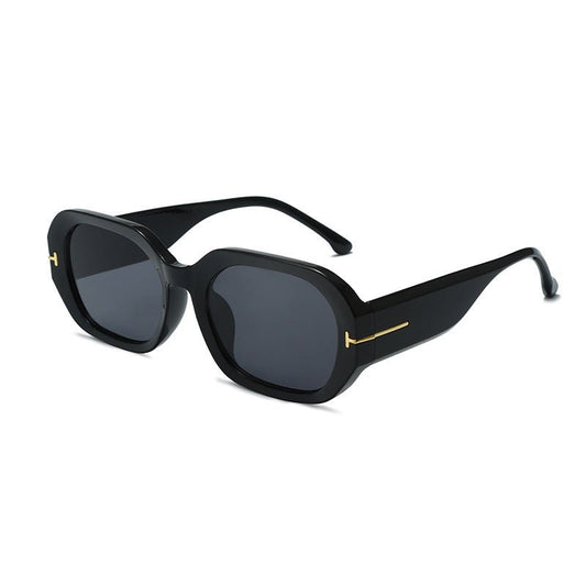 Sunglasses Fashion Irregular Frame Black Sunglasses for Women