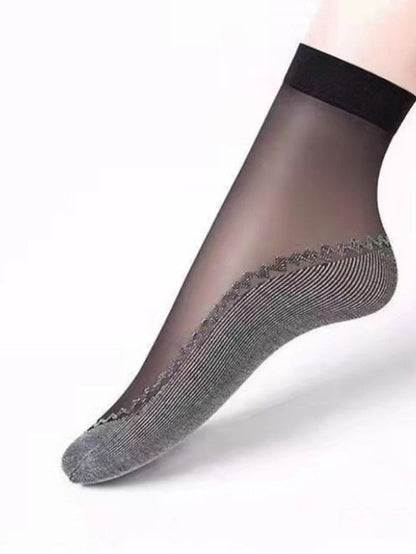 Anckle Socks Low Cut Socks Home Sports & Outdoor Holiday Polyester Sports & Outdoors Casual Sweet 10 Pairs for Women