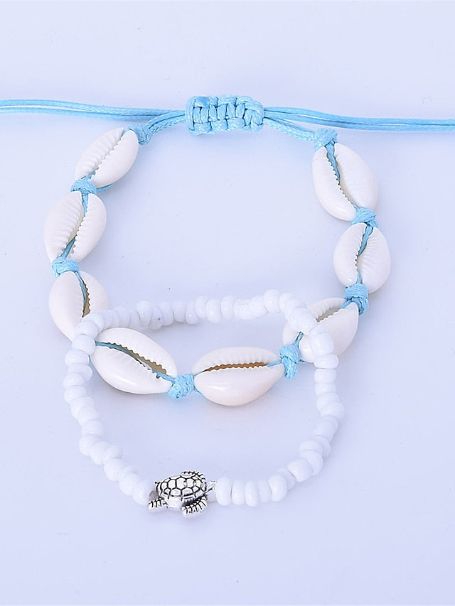 Fashion Outdoor Shell Anklet for Women