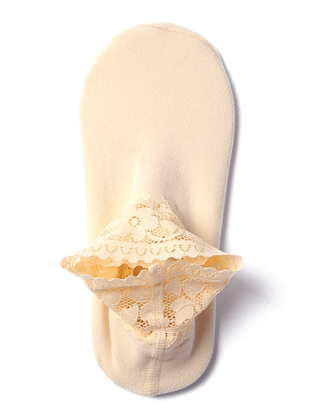 Anckle Socks Low Cut Socks Daily Solid Colored Cotton Simple Style Casual 1 Pair for Women